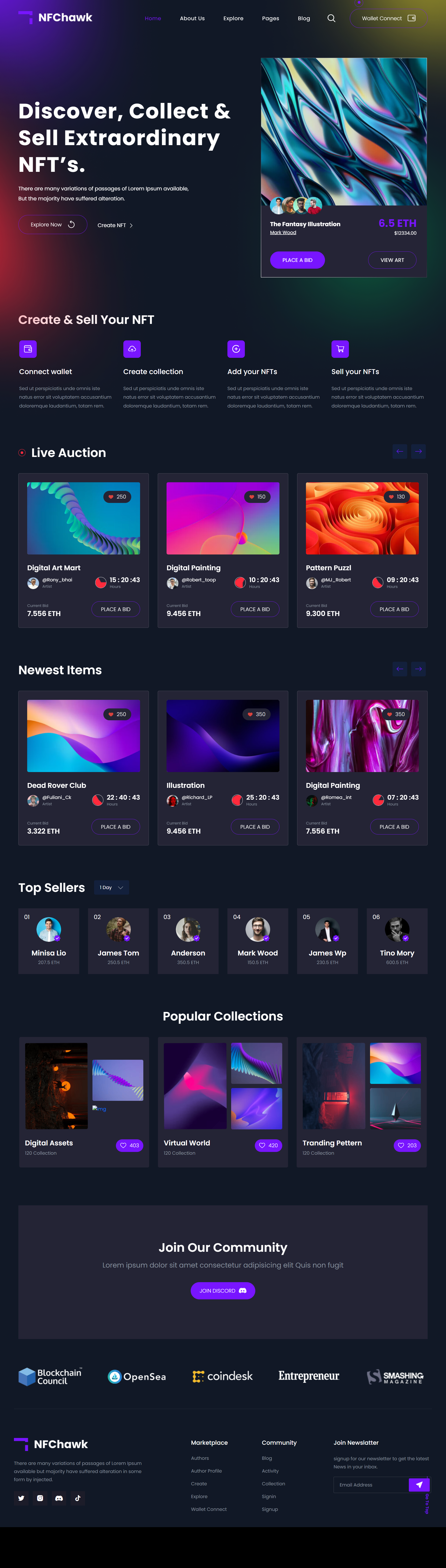 HTML NFT Website ai web developer ai website designer animation branding css design html html template html website design js nft designer nft network nft token nft website design nfts ui web content web designer web developer website designer