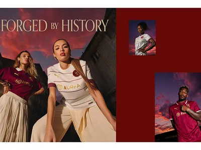 FC Lusitana Layout ai branding burgundy editorial fashion gold