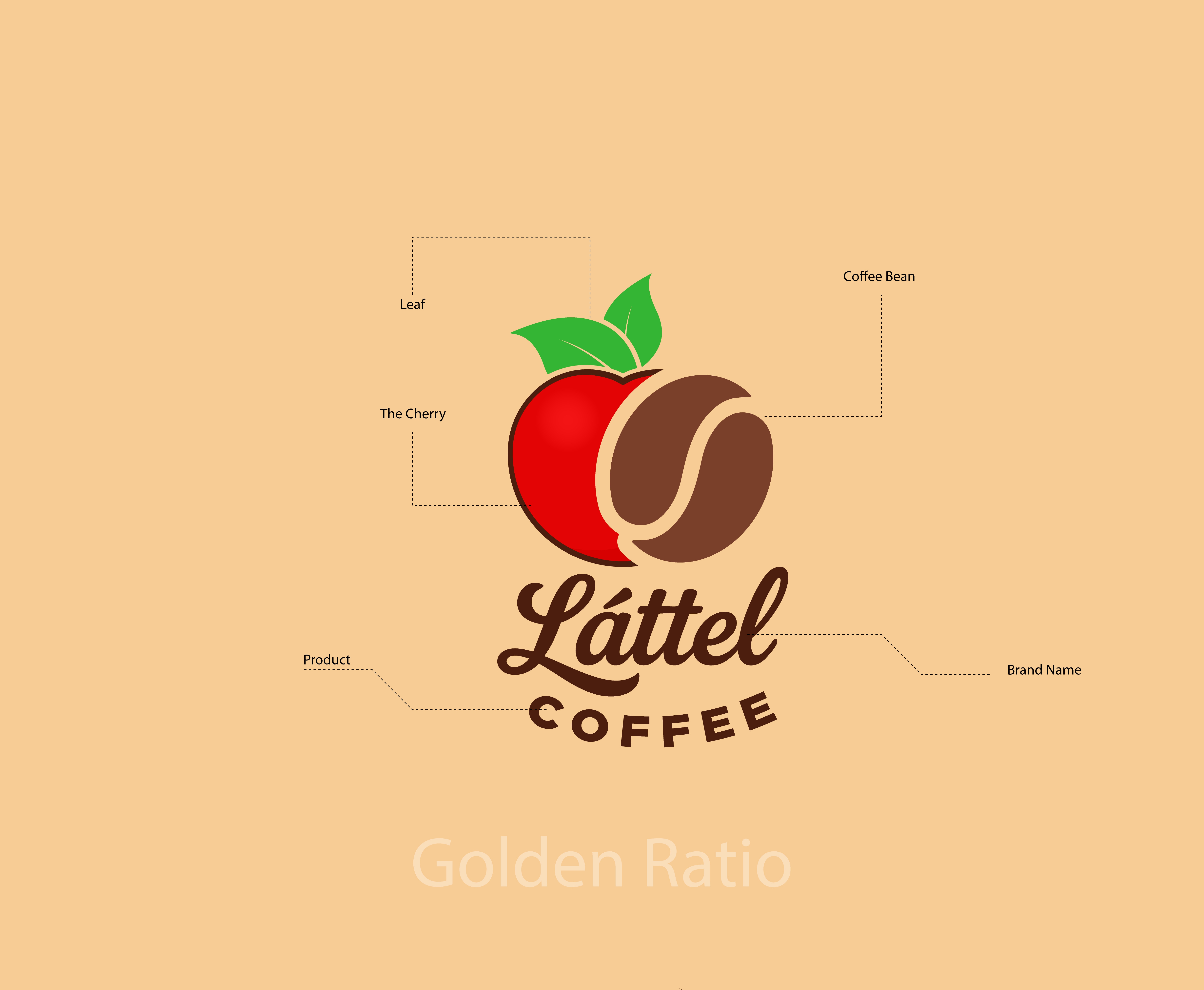 Láttel Coffee - Brand Identity & Logo Design beverage beverage logo branding business cafe cafe logo coffee company creative logo design dribble flat food drink graphic design illustration logo logo design láttel coffee modern logo visual