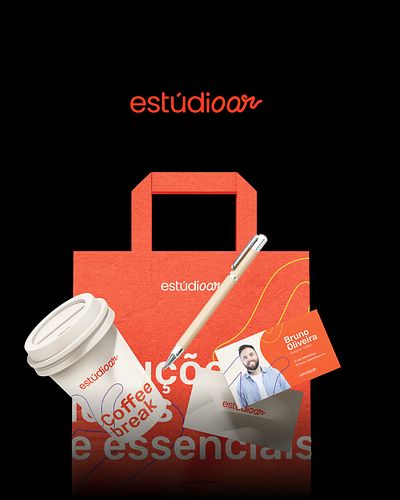 Identidade visual da Estudioar branding design graphic design illustration logo typography vector