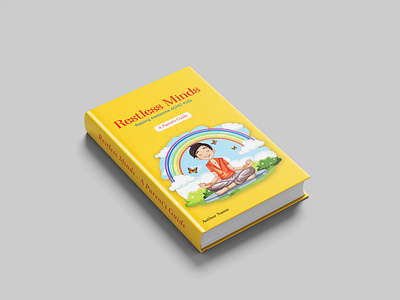 Children’s Book Cover: Restless Minds book bookcoverdesign bookdesign bookmockup bookprinting branding childrens book comic graphic designer indesign magazine page design typography