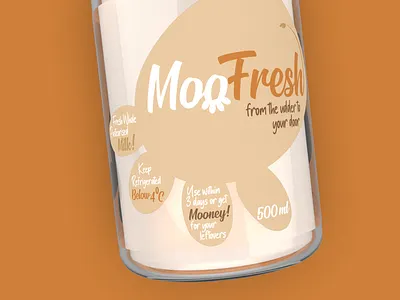 Moofresh | Packaging Design | Delivery Service food delivery food design graphic design logo packaging design