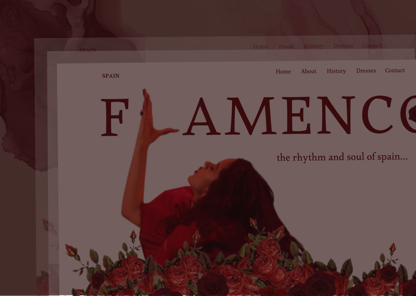 The Art of Flamenco – Landing Page Concept creativeweb culture dance figma flamenco heritage historypage landingpage minimaldesign modernui redtheme spanishdance visualstorytelling webdesign