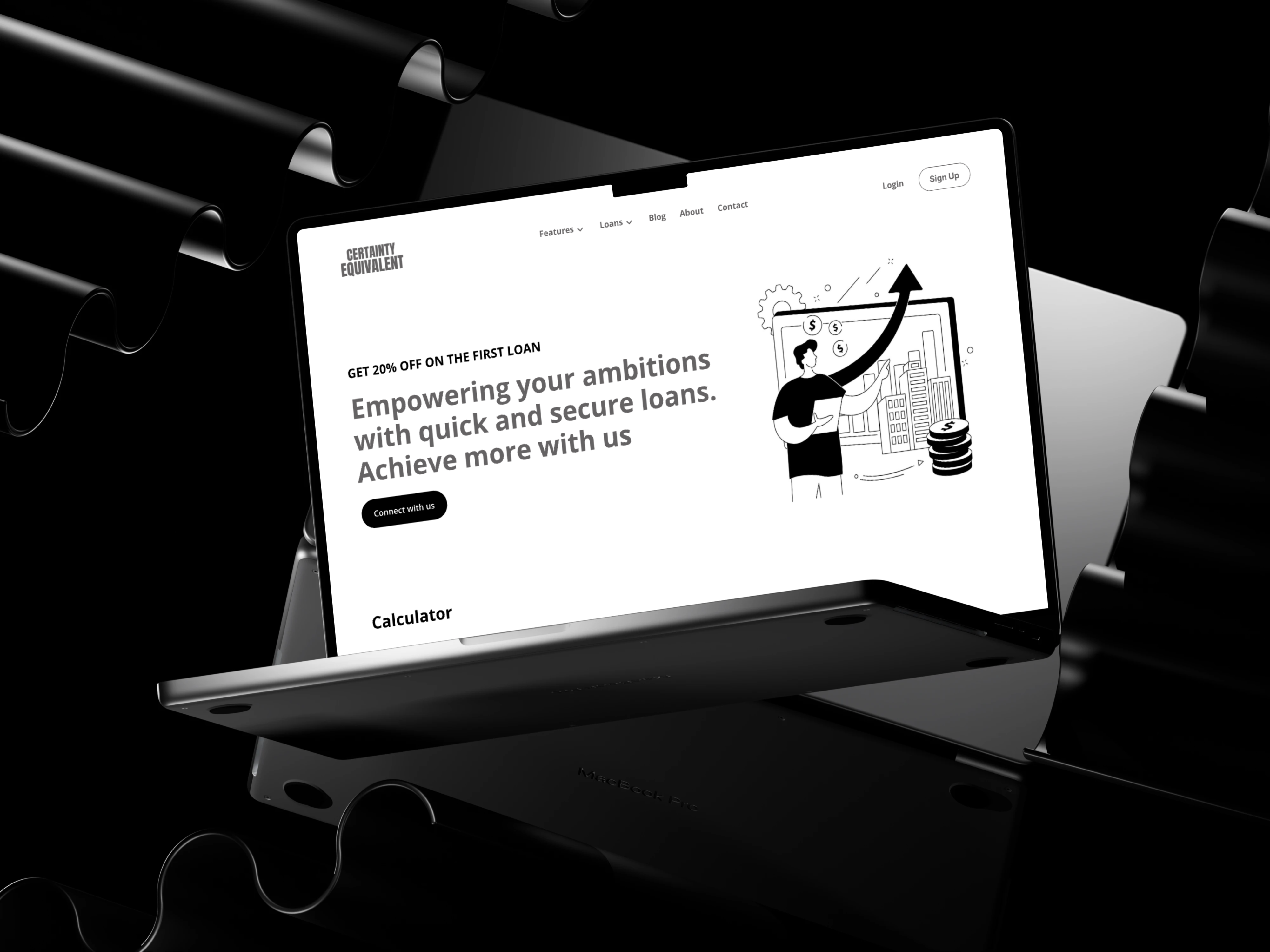 Finance Website finance minimalistic design ui ux website