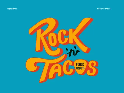 Rock 'n' Tacos Brand Identity branding food truck graphic design typography