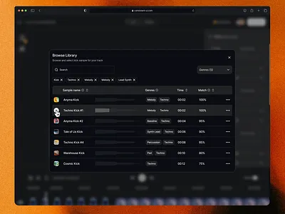 Browse library modal - Consistent UI consistent ui consistentui ui untitledui