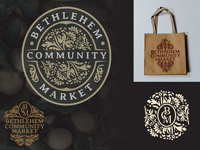 Bethlehem Community Market branding design district north design new hampshire nick beaulieu