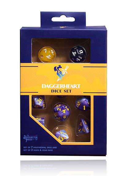 Daggerheart Dice Set Packaging branding critical role design dice dice packaging dice set digital fun packaging