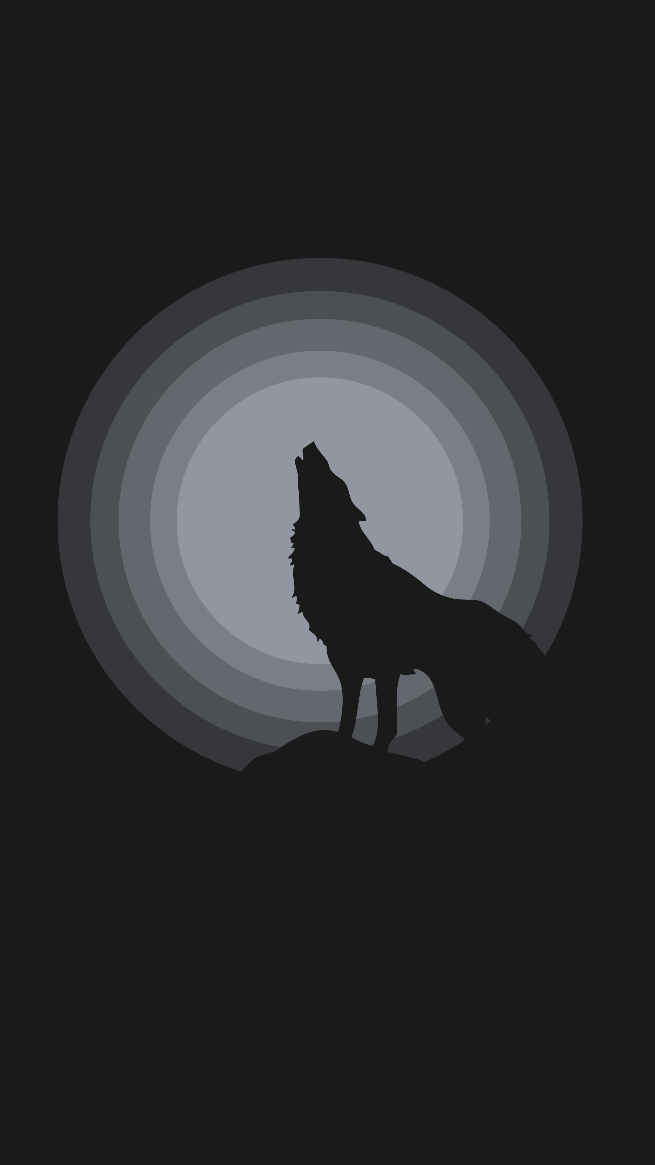 black wolf howling wallpaper