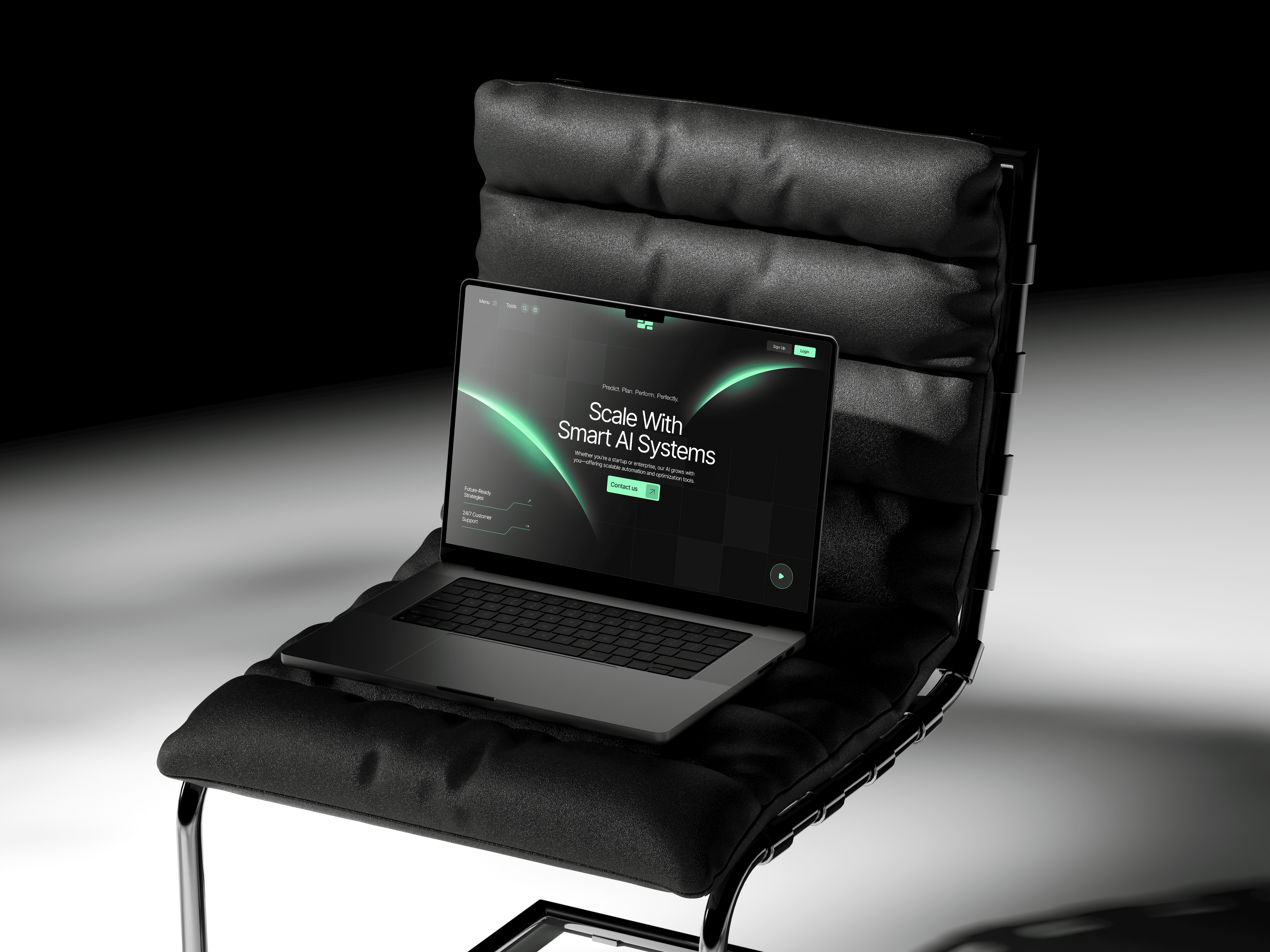 Artificial Intelligence System Website ai branding cyber design figma graphic design illustration intelligence it logo saas system typography ui ux vector