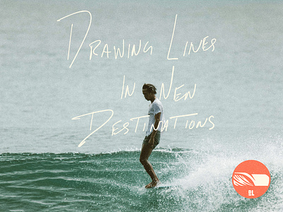 Drawing Lines Logo Design cream logo drawing lines hand drawn logo orange logo retro logo sports logo summer surf brand logo surf logo surfboard tropical brand logo tropical logo wave brand logo wave logo