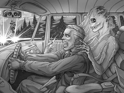 Carcrash illustration