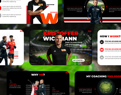 Professional Sports Pitch Deck Coaching Presentation brand guide branding coaching design illustration google slides graphic design keynote motion graphics pitch deck powerpoint premium presentation presentation design slides soccer sports trend ui visual identity webinar