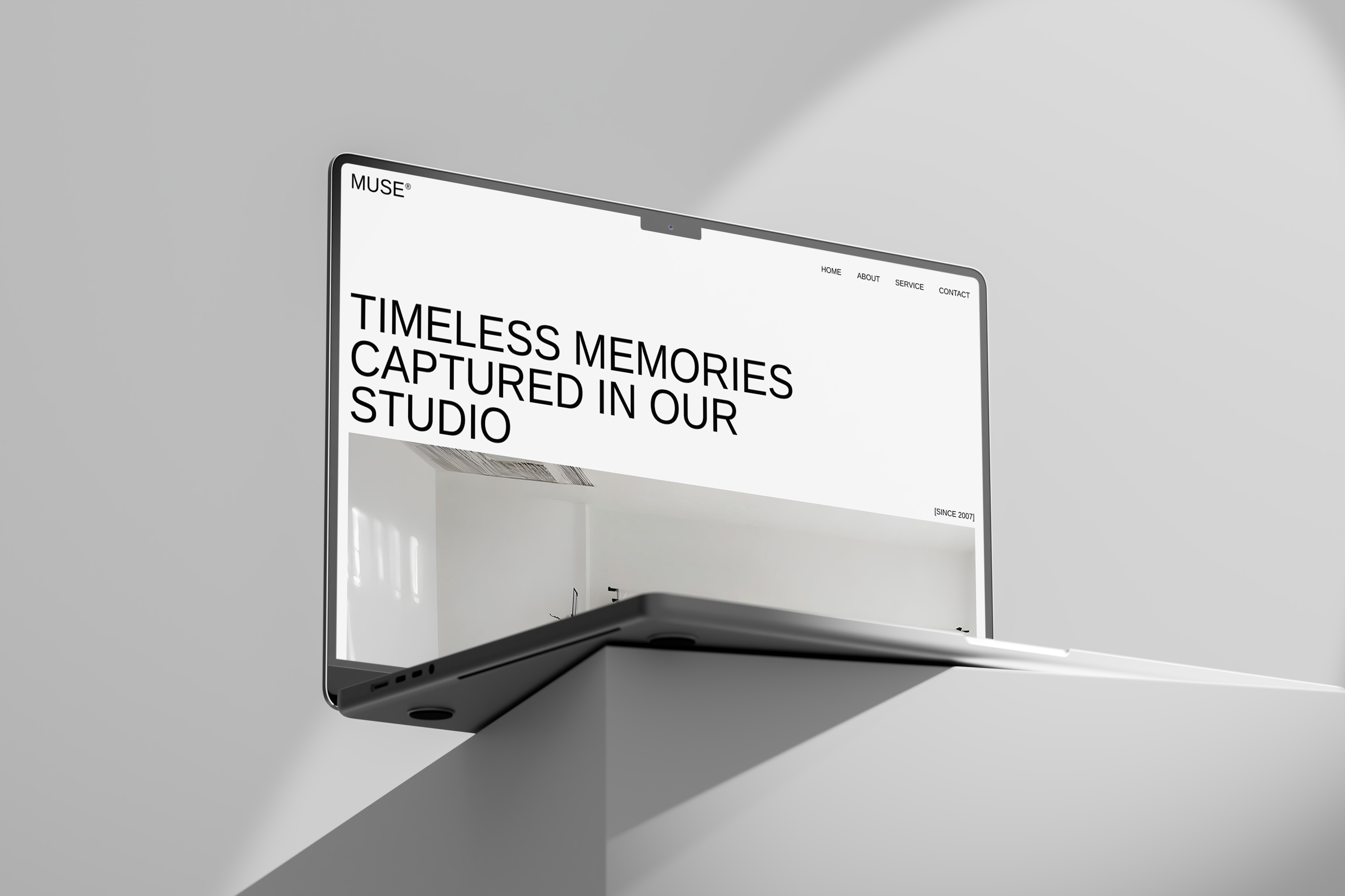 Example of Muse Studio Framer template