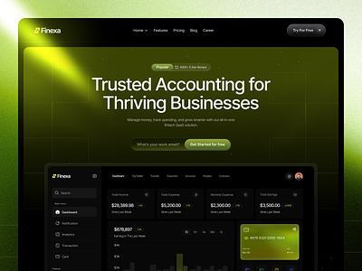 Finexa — Fintech / Startup SaaS Design cards charts clean components dashboard designsystem figma fintech forms modern productdesign saas styles templates ui uikit ux variables webapp workflow