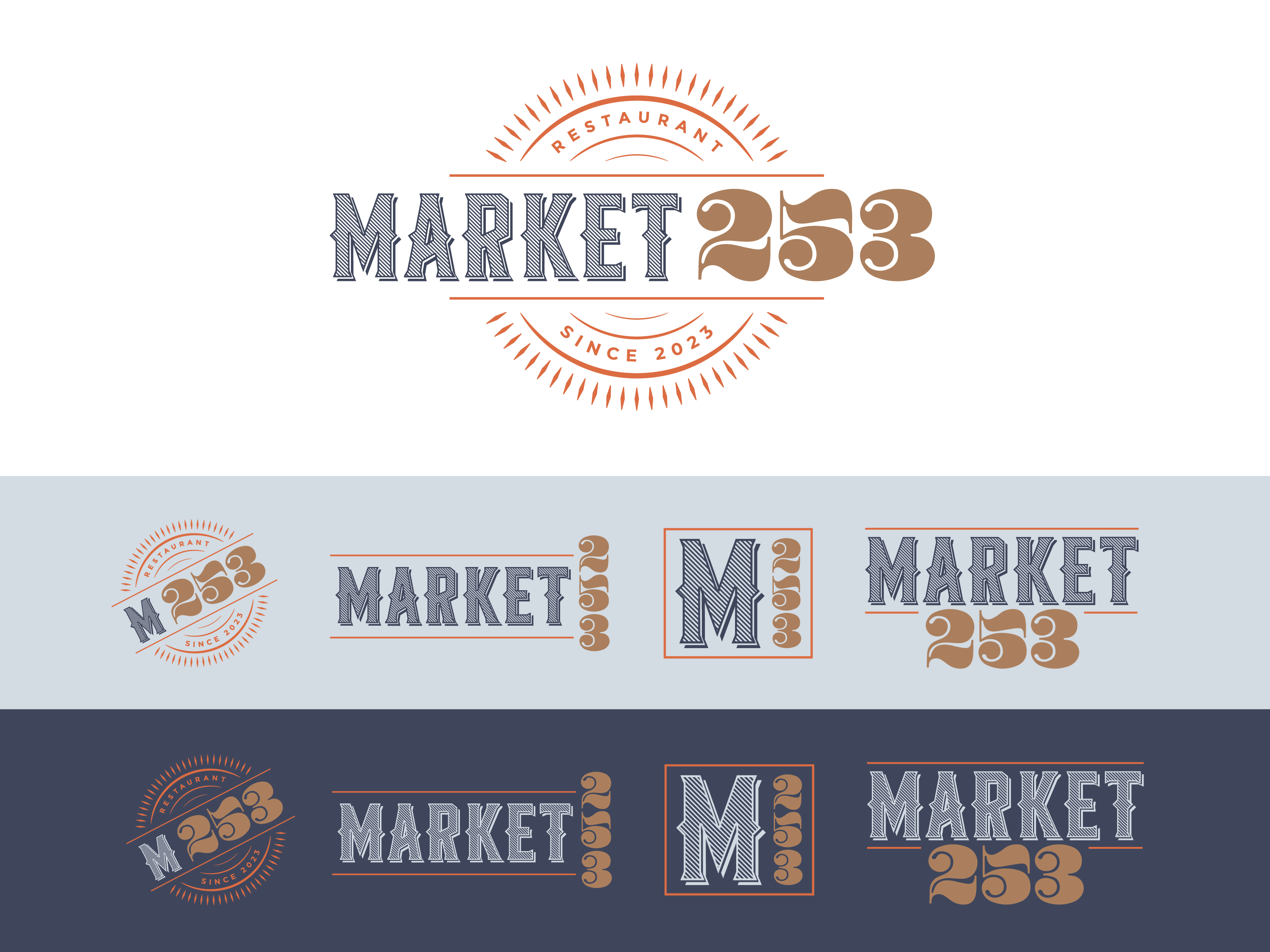 Market 253 logo design bar brand branddesign branding casino graphic design graphics hospitality logo logodesign restaurant typography