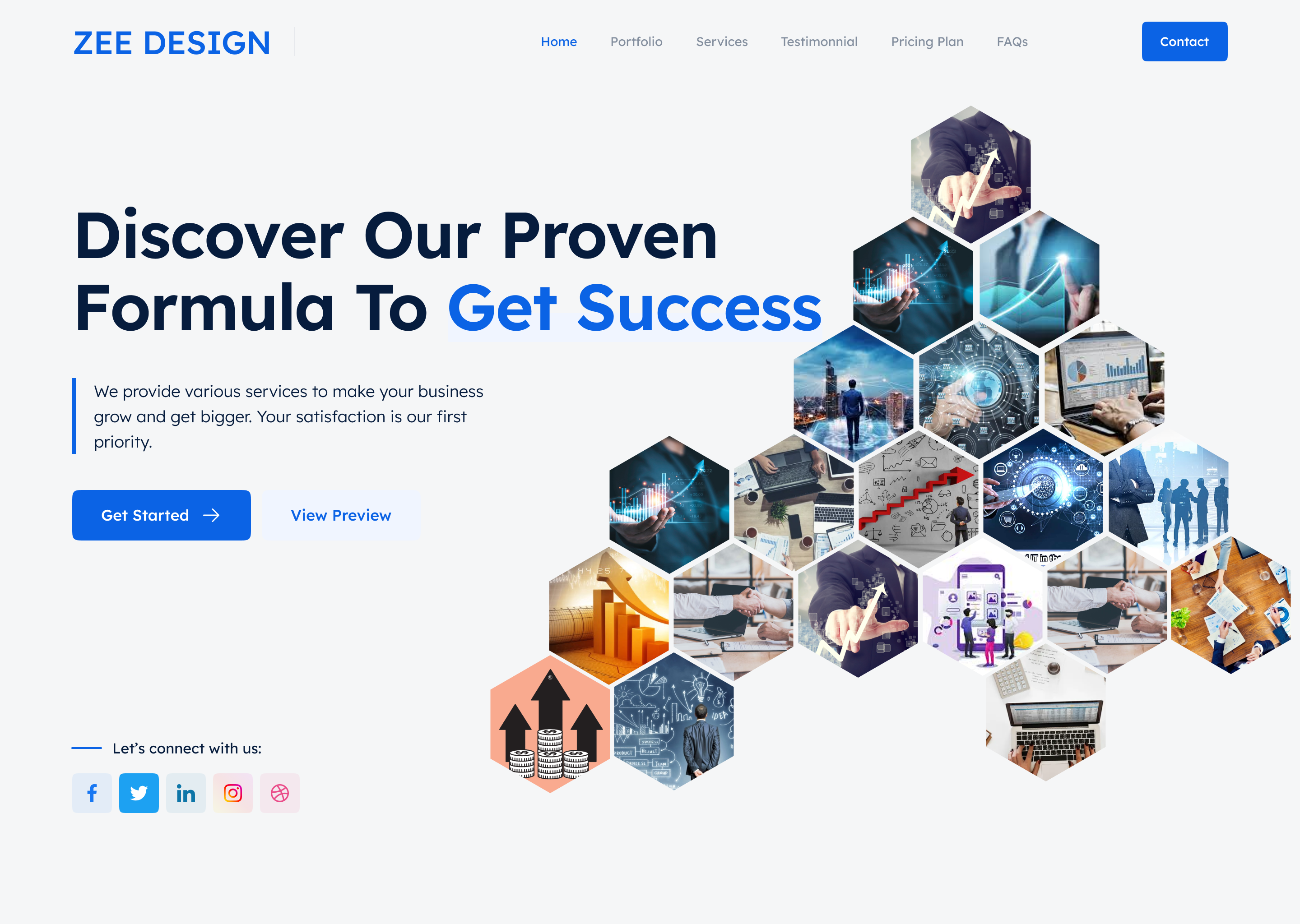 Example of Custom Landing Page Design – UI UX