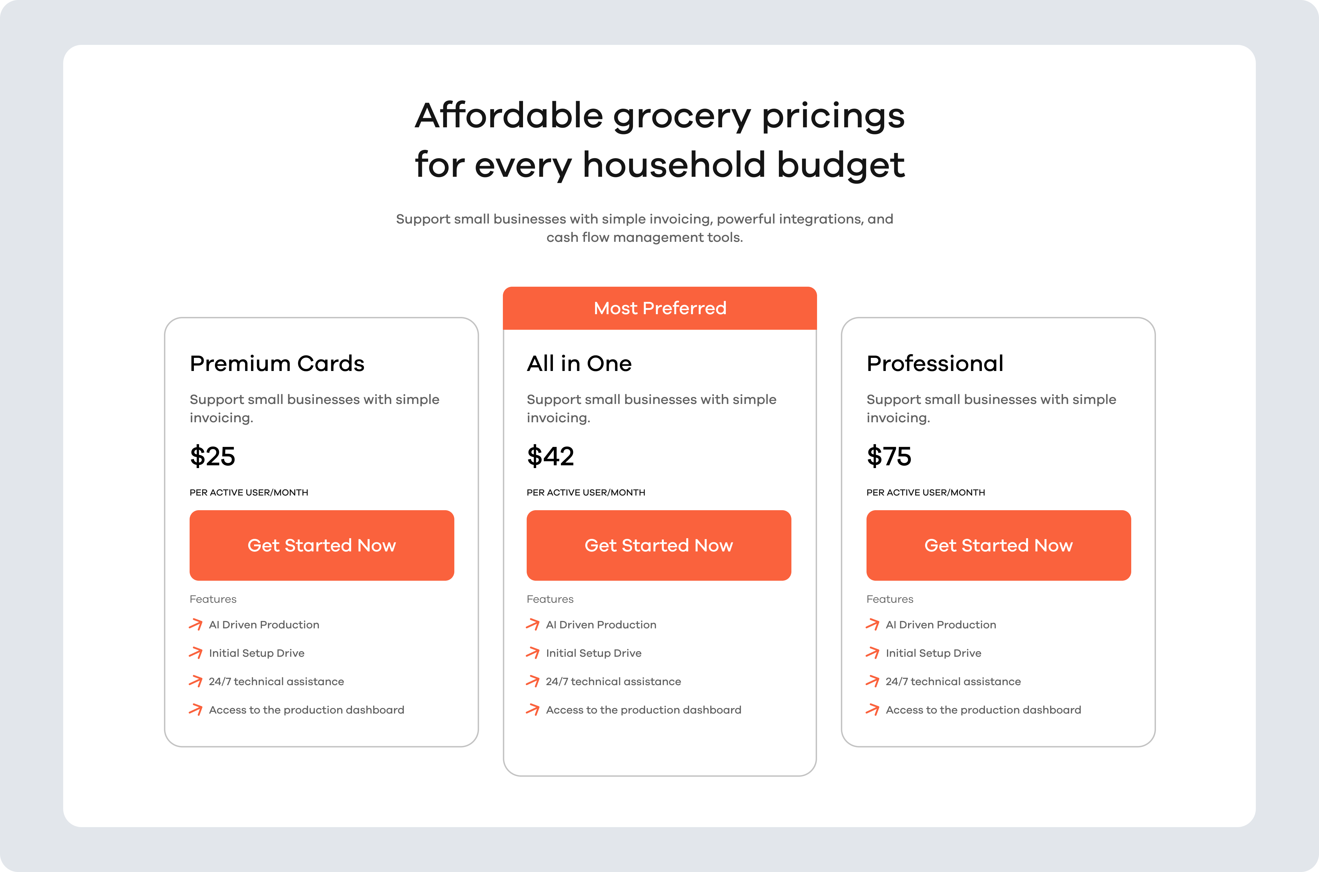 Example of Vegano: Online Grocery Website UI Design