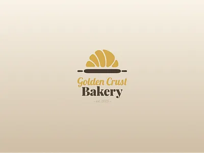 Golden Crust Bakery - Design and Branding branding graphic design logo