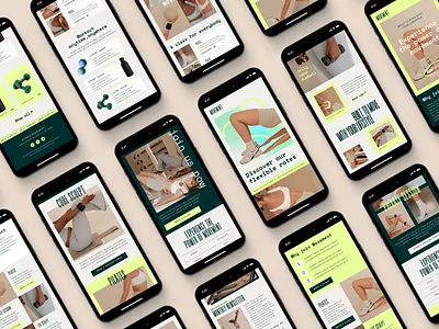 Modern Email Marketing Template for Canva branding canva canva template design email campaign email design graphic design newsletter newsletter design visu visual design visual identity visual storytelling