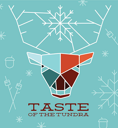 Taste of the Tundra | Branding + Identity branding graphic graphic design identity illustration logo minnesota nordic popup scandinavian winter