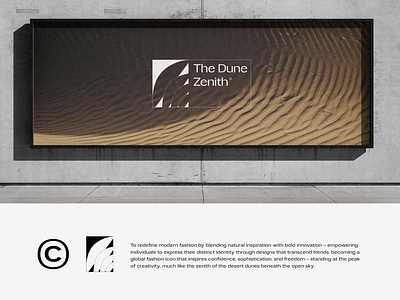 The Dune Zenith - Fashion Logo Branding brand brand design brand guidelines brand identity brand sign branding business card design design fashion icon identity instagram feed logo logo design logotype marketing social media
