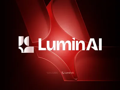 LuminAI Logo ai ai logo artificial intelligence brand brand identity branding icon identity l l logo logo logo design logodesign logomark logos logotype modern logo symbol typography logo vector logo