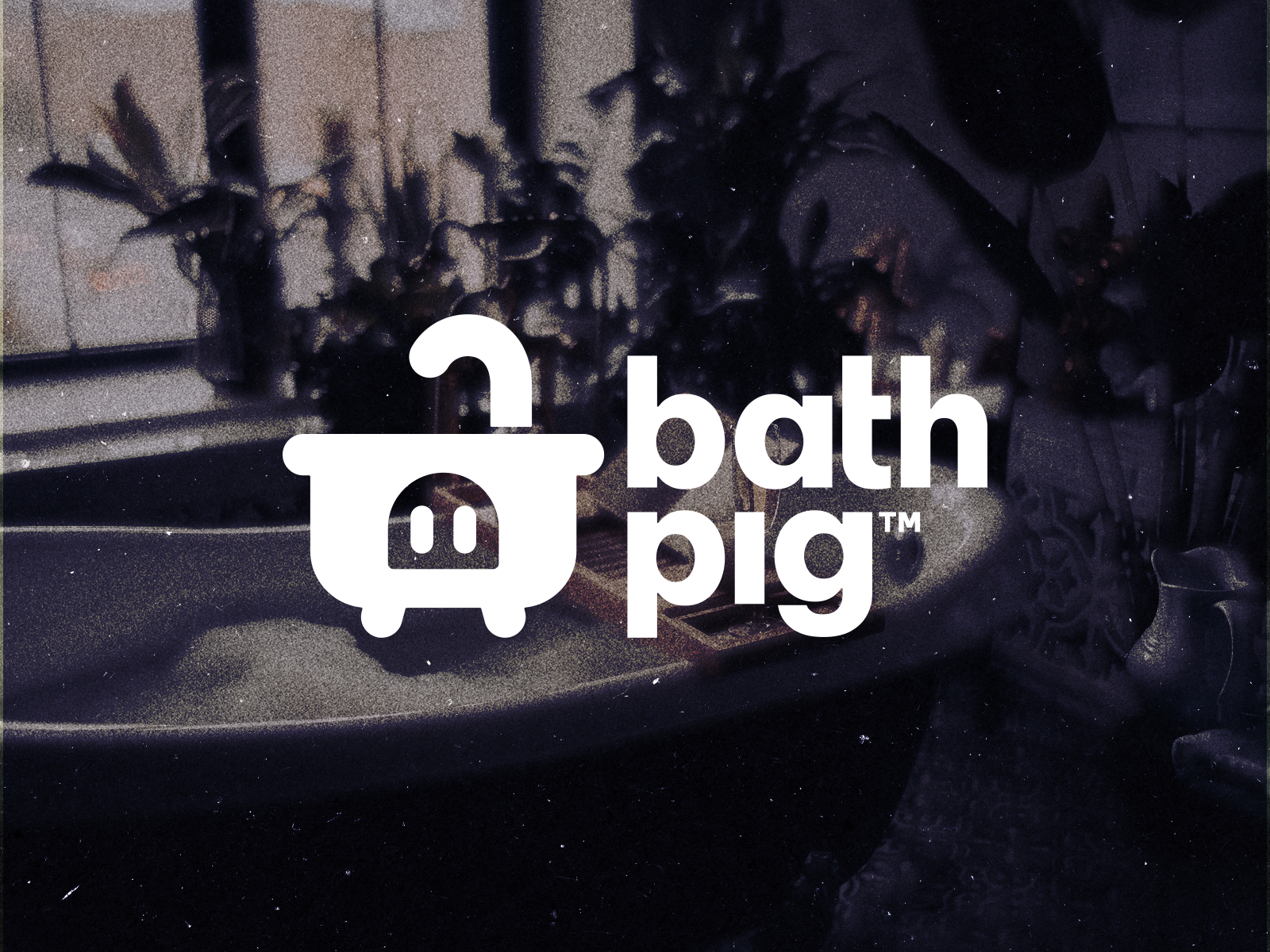 Bath Pig Logo and Visual Design animal bathroom bathtub brand branding design graphic design inspiration interior logo modern pig trend vector
