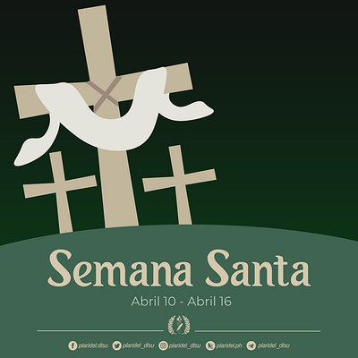 Holy Week Social Media Posts branding design graphic design illustration layout vector vector illustration