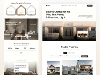 Atera - Property Listings Landing Page design landing page landing page design property property landing page property lisiting property listing landing page property listing website property website rent rent landing page rent website ui uiux uiux design ux web web design website website design