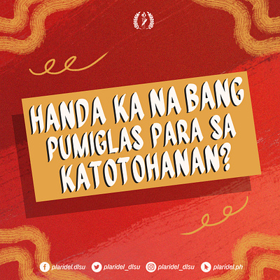 Filipino Themed Social Media Posts branding design graphic design layout social media typography vector