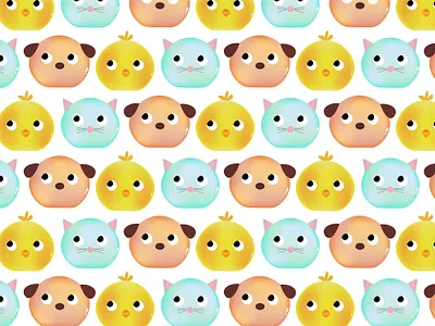 Animal Character Vector Studies animals design gradient gradient mesh graphic design illustration illustrator vector vector illustration