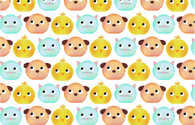 Animal Character Vector Studies animals design gradient gradient mesh graphic design illustration illustrator vector vector illustration