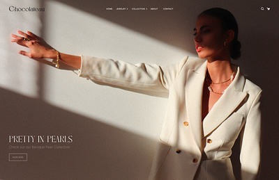 Website Design for Chocolateau 3d design branding design ecommerce jewelry photography shopify ui ui design visual design visual identity visual storytelling website design