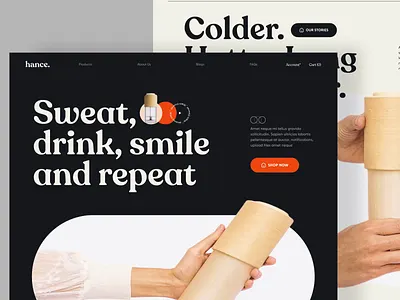 Ecommerce Landing Page awe design e commerce ecommerce ui web web design website