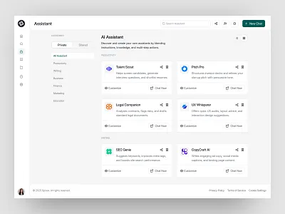 Spinex - AI Dashboard ai ai chat ai dashboard ai dashboard design animation chat dashboard design figma graphic design motion graphics ui uidesign uiux uiux design ux uxdesign web web design website