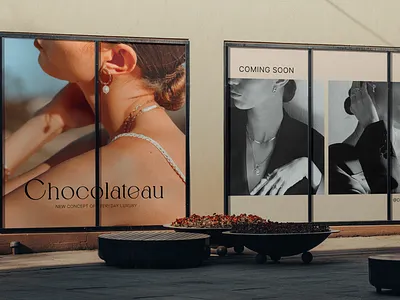 Storefront Design for Chocolateau 3d design advertising branding design graphic design jewelry marketing photography shop startup storefront visual design visual identity visual language