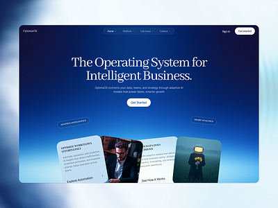 AI SaaS Website • Hero Section Design ai platform ai website b2b branding corporate data driven design hero section landing page minimal product design saas ui uiux designer web app web design website design wingly
