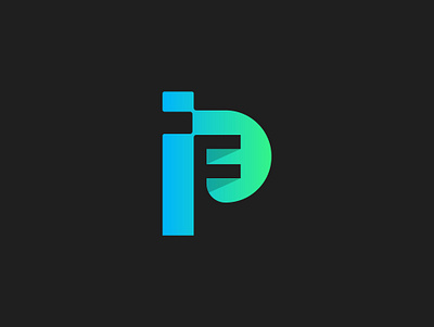 Letter PF Logo Design alphabet brand branding design fp fp logo identity initial pf letter fp letter pf lettermark logo logo design logo designer logomark negative space pf pf icon pf logo