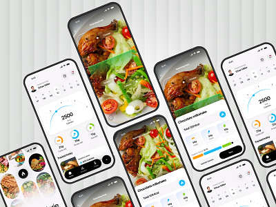 Food Kcal Ai App app design calore scan app calorie ai calorie scan ai calorie tracking app calories food ai app food app food app design food calorie scan food kcal ai app food scan food tracking habit tracking app healthy mobile pixelnaiem product design ui design