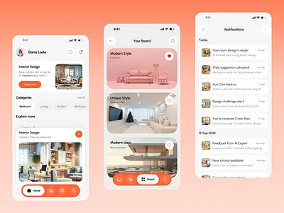 AI Home Interior Design | Mobile App. ai exterior design ai home ai home design ai home interior ai home interior app ai interior design ai mobile app app design best app interior app ios mobile mobile app mobile application ui uiux ux