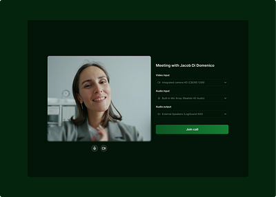 Video UI design ui ui design ux ux design video video call video ui web design