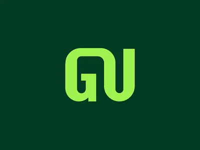 Letter GU Logo Design alphabet brand identity branding design gu gu icon gu logo icon initial gu letter gu lettermark logo logo design logo designer logomark logotype minimalist logo