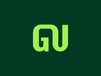 Letter GU Logo Design alphabet brand identity branding design gu gu icon gu logo icon initial gu letter gu lettermark logo logo design logo designer logomark logotype minimalist logo