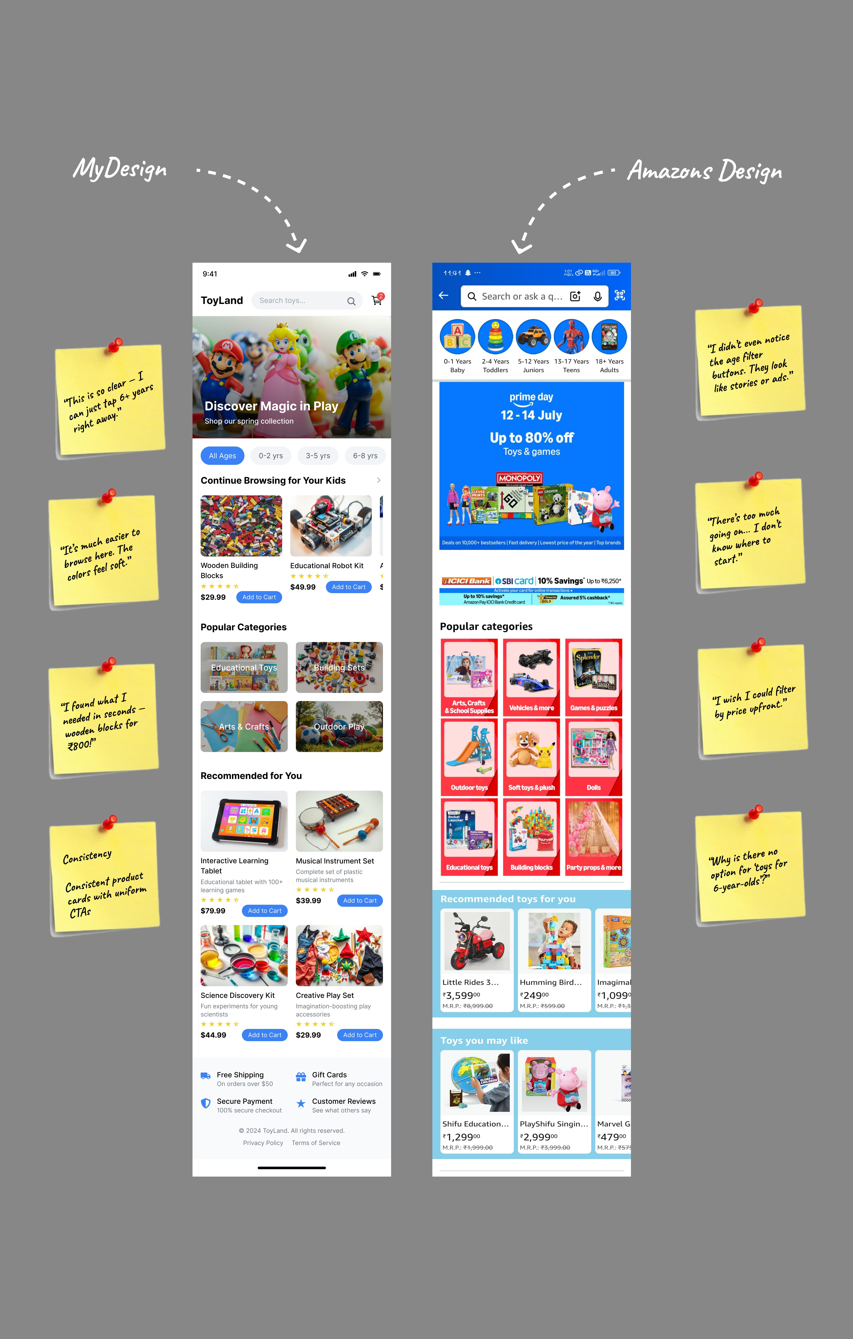 Redesign of Amazon’s Toys & Games page amazonredesign designchallenge uidesign userexperience uxredesign
