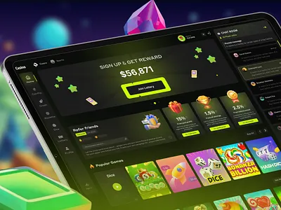 Casino Website Design betting site casino casino app casino interface casino landing page casino template casino web casino website gambling jackpot lottery online casino poker slot game sports betting web design