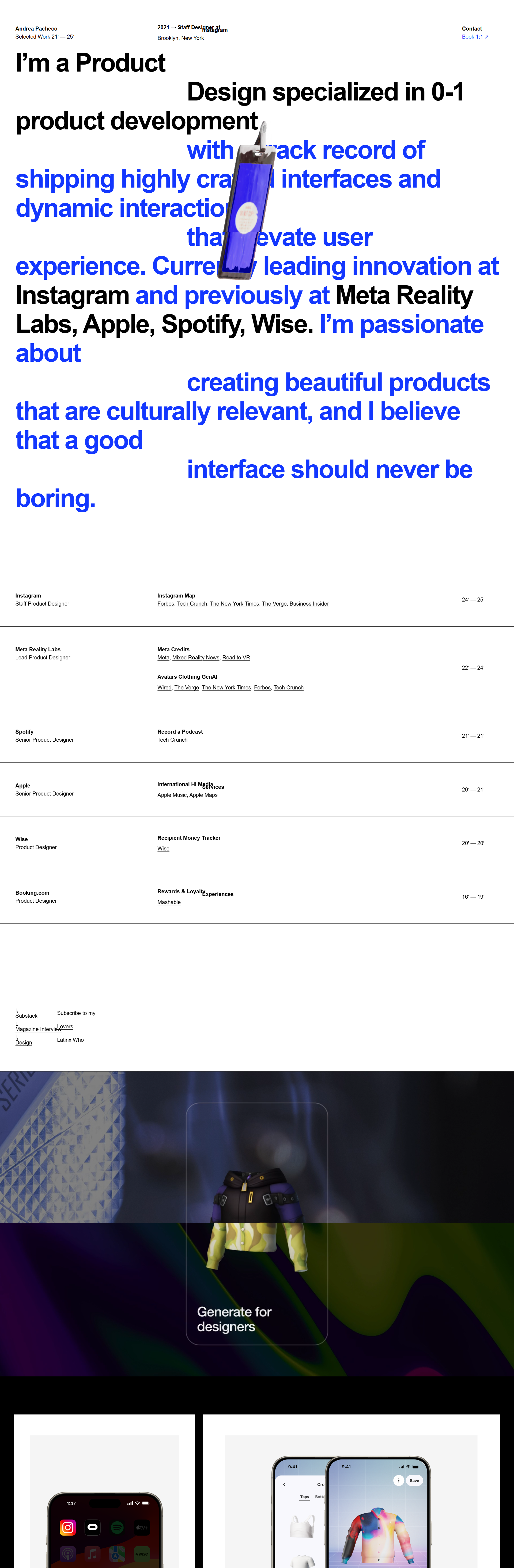 Product Designer Portfolio Website animation branding css3 design html portfolio html website design html5 js personal portfolio personal website portfolio design portfolio website responsive website responsive website design ui website content website designer website developer