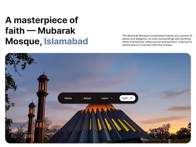 A floating Nav Bar @academy rq @rasheed ux figma ui