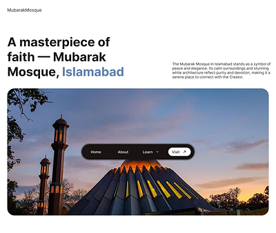 A floating Nav Bar @academy rq @rasheed ux figma ui