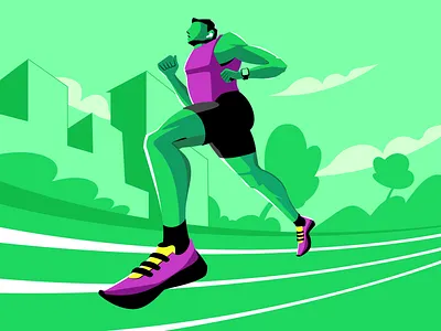 Spotify Music & Illustration Design advertising design art direction bold colors brand identity brand visuals campaign concept conceptual campaign creative direction digital illustration mobile app modern design music music branding poster design sports illustration spotify spotify design streaming vector illustration